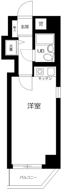 日神パレス中野 3階階 間取り