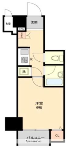 ステージファースト本駒込Ⅱ(1K/4階)の間取り写真