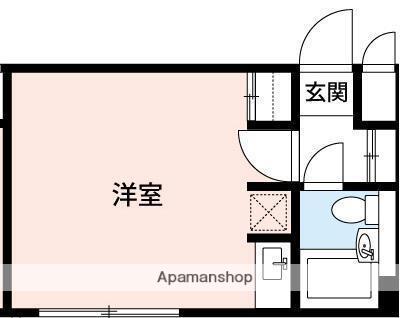 湯島アパートメントハウス(ワンルーム/1階)の間取り写真