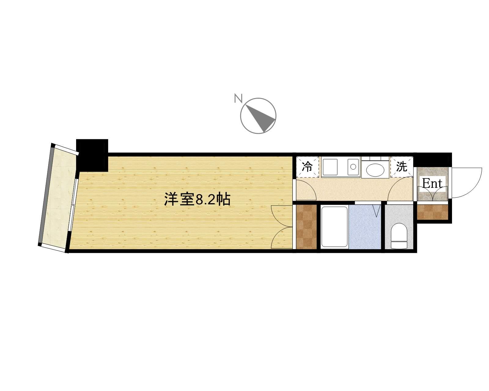 ステージファースト神田 12階階 間取り