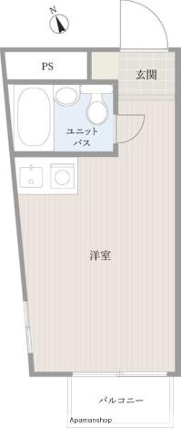トップ東長崎(ワンルーム/4階)の間取り写真