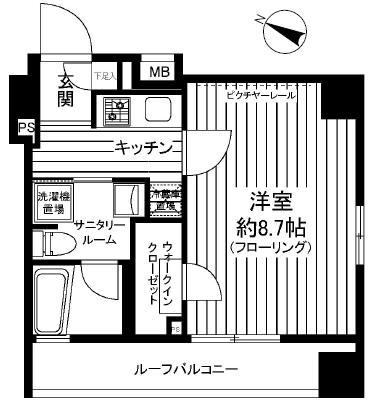 グランドコンシェルジュ上池袋 6階階 間取り