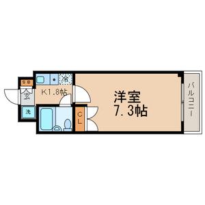 FIORE 西尾久Ⅱ(1K/8階)の間取り写真