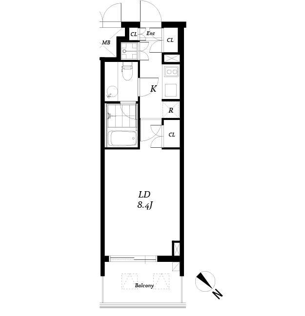 チェスターコート御茶ノ水 13階階 間取り