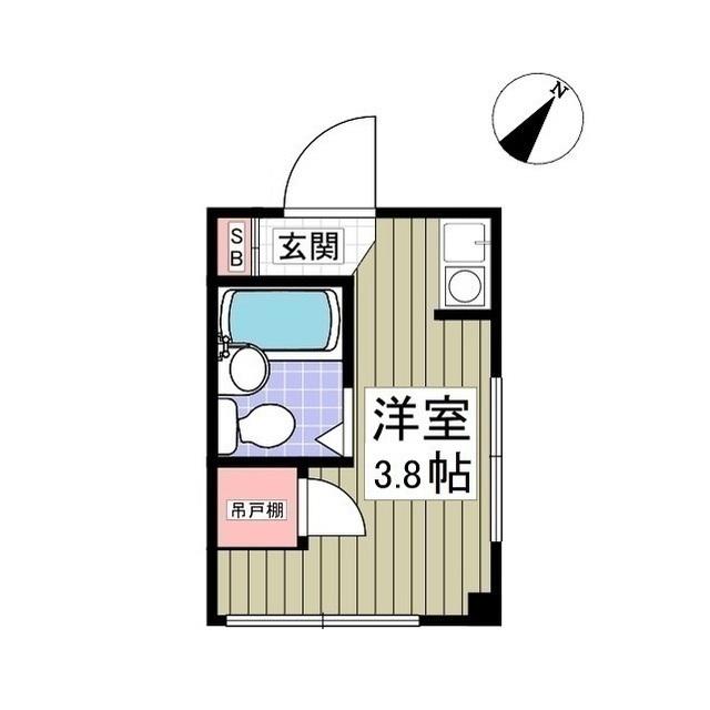 コートM&A PART6(ワンルーム/3階)の間取り写真