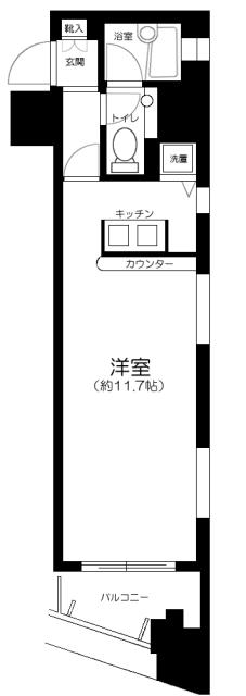 グラーサ東京イースト 9階階 間取り