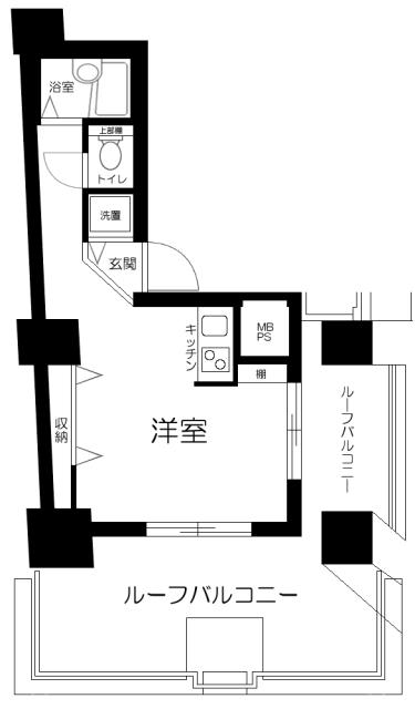ステージファースト目白 14階階 間取り