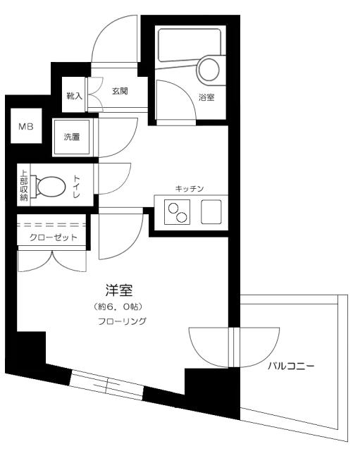 パレステュディオ大塚 4階階 間取り