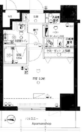 リヴシティ上野入谷グロース(1K/6階)の間取り写真