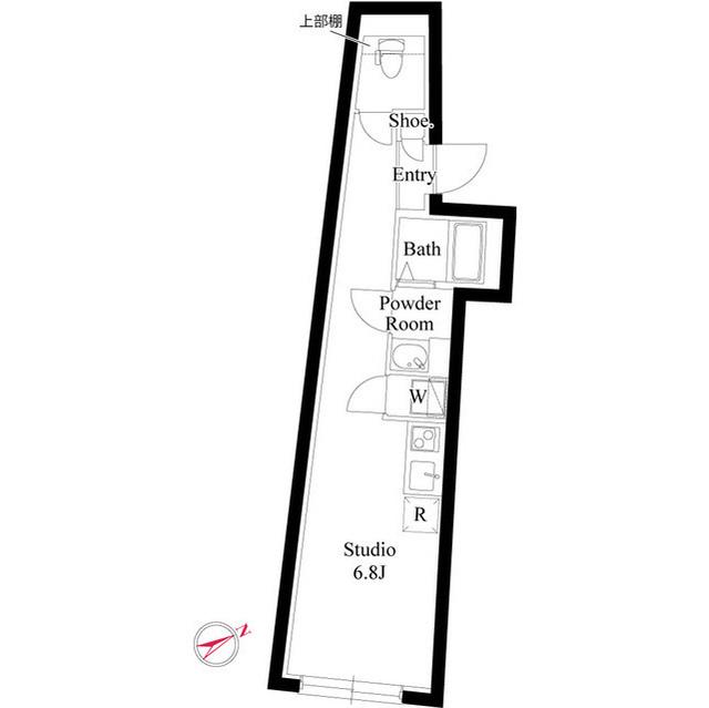 堀切ガーデンテラス(ワンルーム/3階)の間取り写真