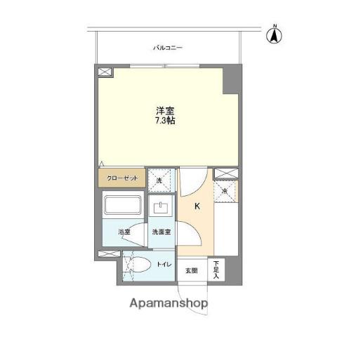 L・BASE押上サウス(1K/5階)の間取り写真