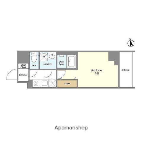 BLAU南池袋(1K/10階)の間取り写真