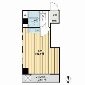 ハイツ錦糸町 2階階 間取り