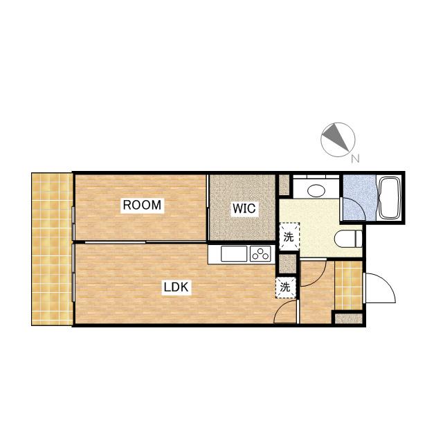マチュリティ小石川(1LDK/5階)の間取り写真