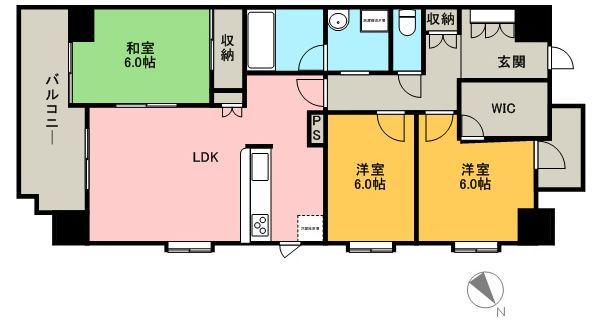 エコロジー浅草橋レジデンス 4階階 間取り