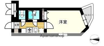 ジュエル目白台(1K/6階)の間取り写真