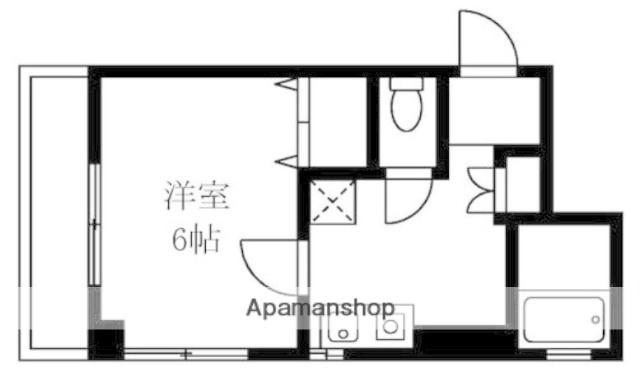 ロジュマン大裕(1K/2階)の間取り写真