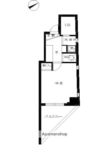 スカイコート早稲田壱番館 8階階 間取り