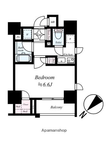 エクシム西巣鴨 2階階 間取り