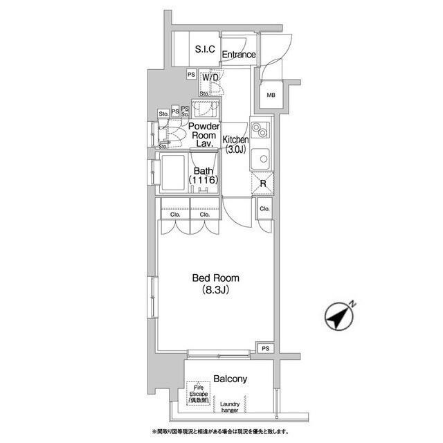 コンフォリア神楽坂DEUX 9階階 間取り