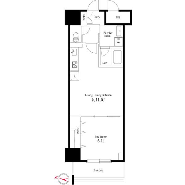 グレイス綾瀬 5階階 間取り