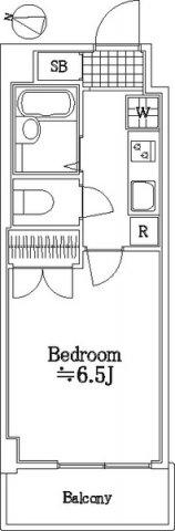 スカイコート笹塚駅前(1K/7階)の間取り写真