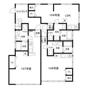 クレール千駄木 A棟(ワンルーム/1階)の間取り写真