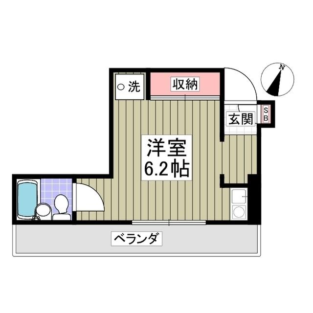 プールパール小豆沢 4階階 間取り