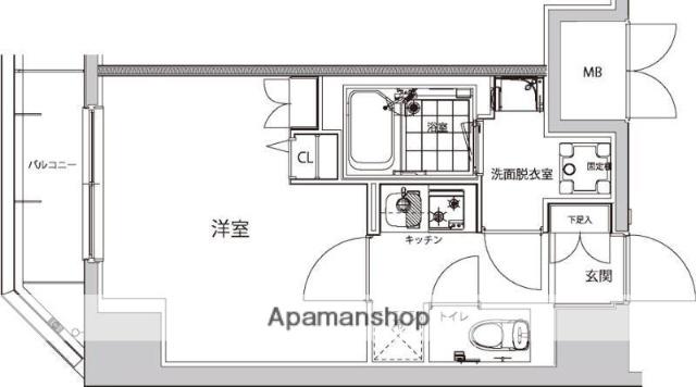 ハーモニーレジデンス早稲田夏目坂 2階階 間取り