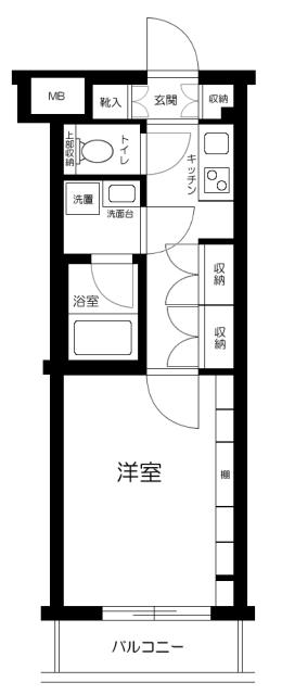 ルーブル中村橋参番館 1階階 間取り