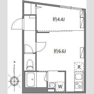 ソラシアレジデンス早稲田(1DK/3階)の間取り写真