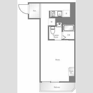 セントヒルズ目白台(ワンルーム/4階)の間取り写真