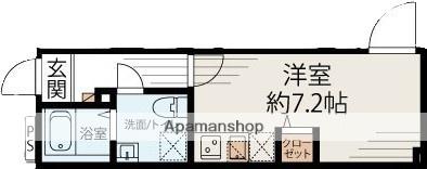 プリマベーラ板橋本町(ワンルーム/2階)の間取り写真