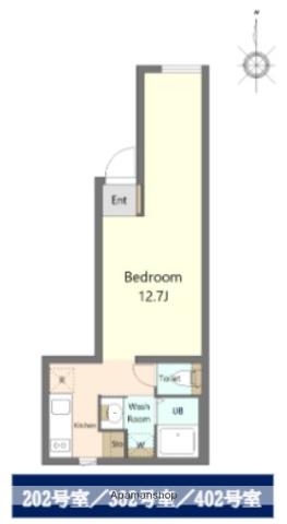 SPコート目白(ワンルーム/2階)の間取り写真