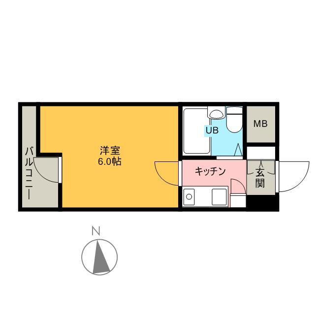 常盤台ダイカンプラザシティ 2階階 間取り