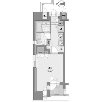 プライムアーバン池袋(1K/10階)の間取り写真