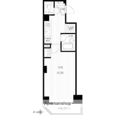 スペーシア飯田橋2 1階階 間取り