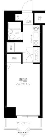フローラル上野松が谷 3階階 間取り