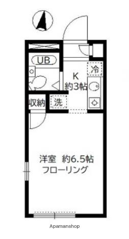 アルカナール東陽N棟(1K/1階)の間取り写真