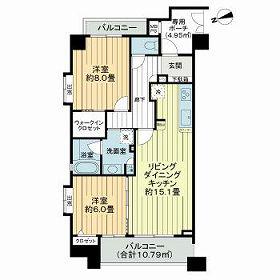 ライオンズスクエア小石川後楽園 4階階 間取り
