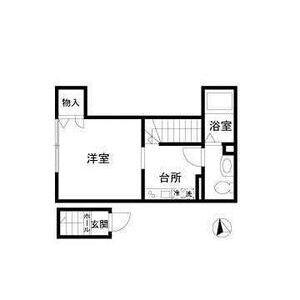 ラターシュ本郷(1K/2階)の間取り写真