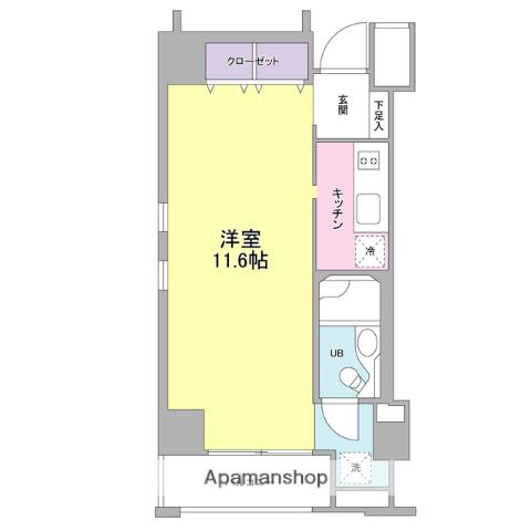 KDXレジデンス日本橋人形町(1K/10階)の間取り写真