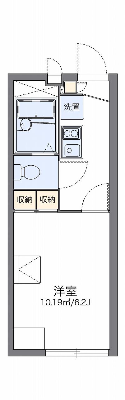 レオパレスパティオNS 1階階 間取り