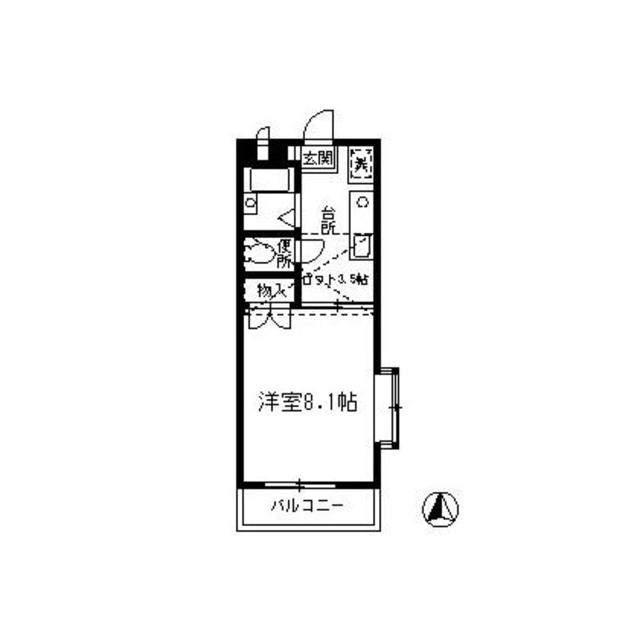 アイリス船橋 2階階 間取り