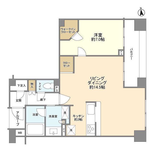 パルテール恵比寿 2階階 間取り