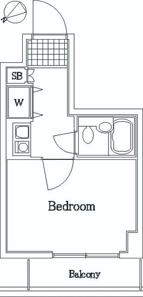ダイホープラザ駒込(1K/5階)の間取り写真