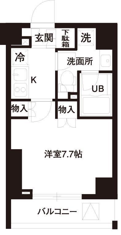 レジディア白金高輪 6階階 間取り