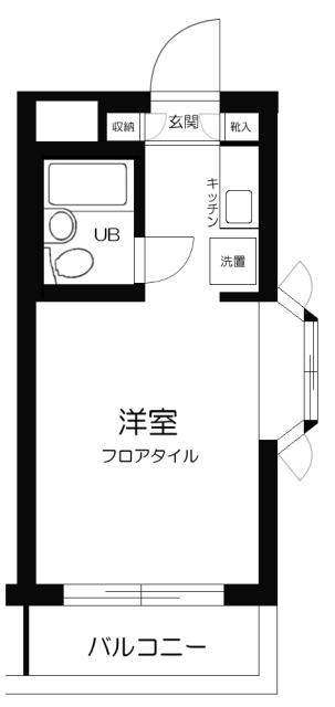 ユースフル祐天寺No.2 2階階 間取り