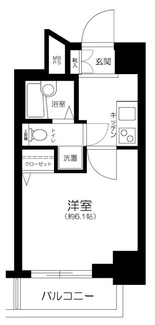 エクセリア旗の台 4階階 間取り