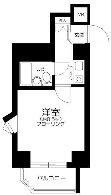 ダイアパレス池尻大橋 4階階 間取り